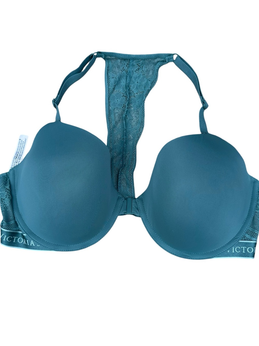 Victoria’s Secret Lace Racerback Front-Close Bra – 38D